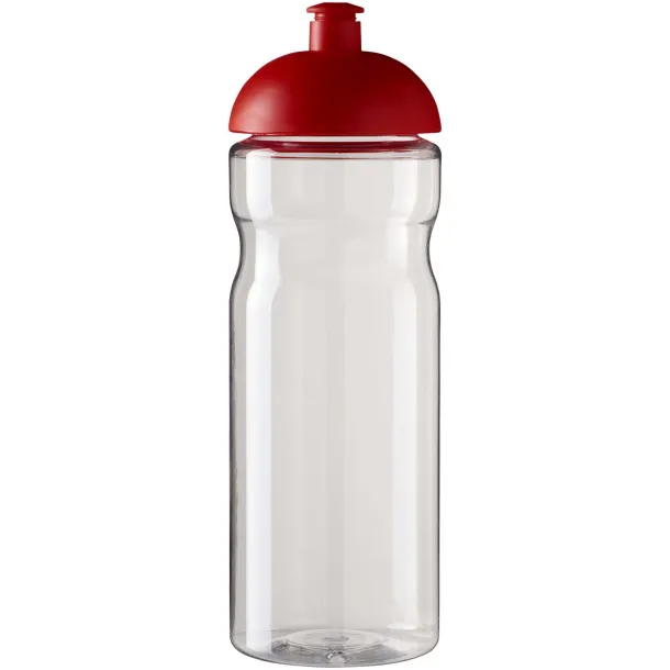 H2O Eco 650 ml dome lid sport bottle - Unbranded White Red