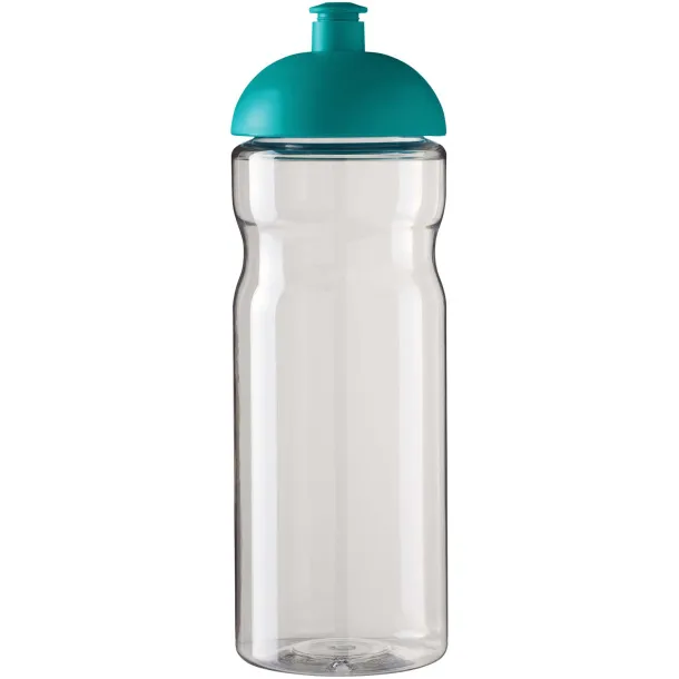 H2O Eco 650 ml dome lid sport bottle - Unbranded White Aqua blue