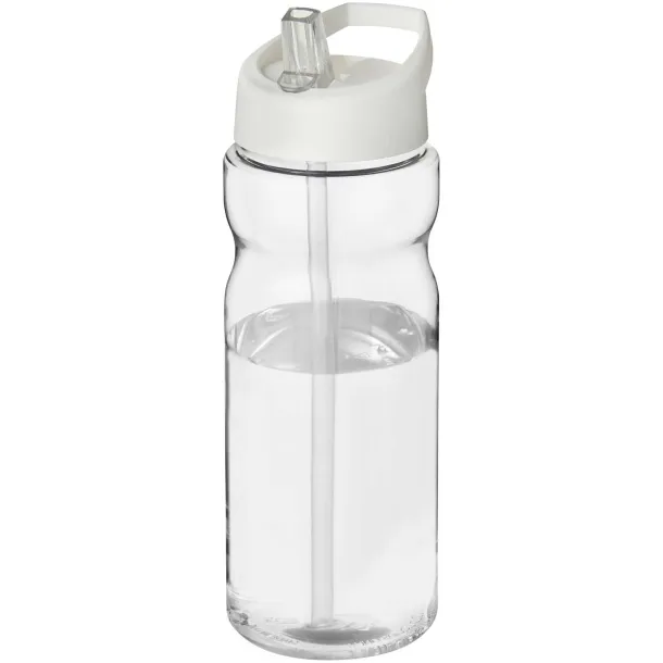 H2O Eco 650 ml spout lid sport bottle - Unbranded White White