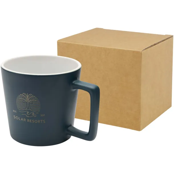 Cali 370 ml ceramic mug with matt finish Deep Sea Green