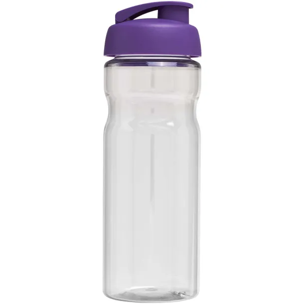 H2O Eco 650 ml flip lid sport bottle - Unbranded White Purple