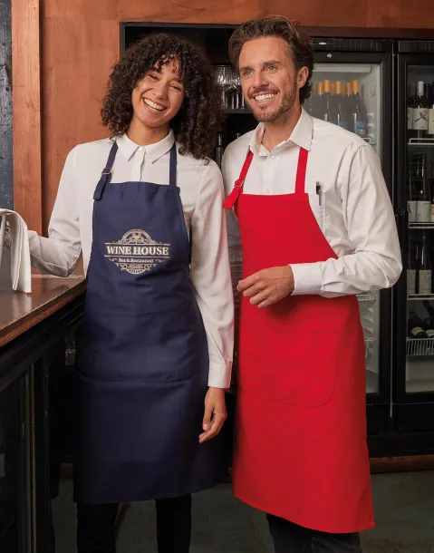  Lisbon 100% Cotton Bib Apron - SG Accessories - BISTRO