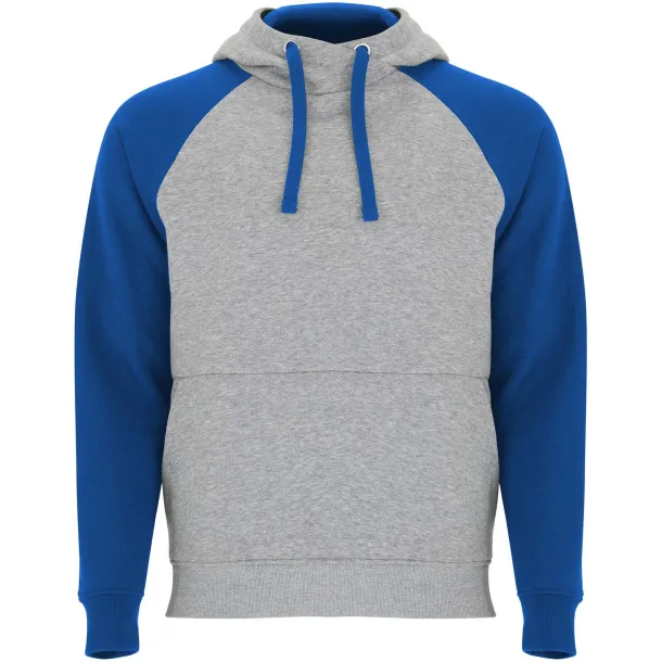 Badet dvobojni unisex hoodie - Roly Heather grey Kraljevski plava