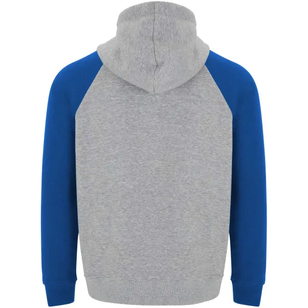 Badet dvobojni unisex hoodie, 280 g/m2 - Roly Heather grey Kraljevski plava