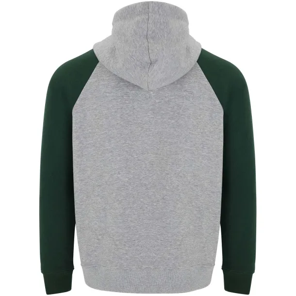 Badet dvobojni unisex hoodie, 280 g/m2 - Roly Heather grey Zelena