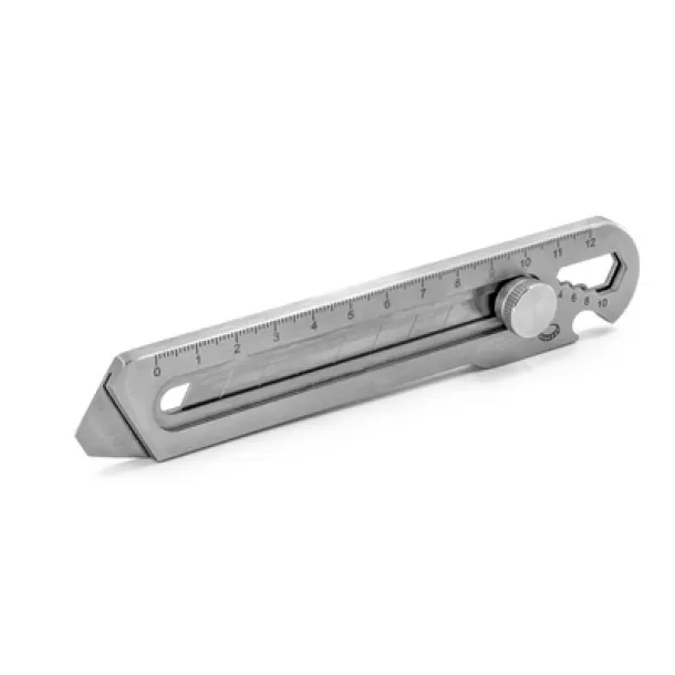 Muireann Cutter, ruler, bottle opener, spanner for screws silver