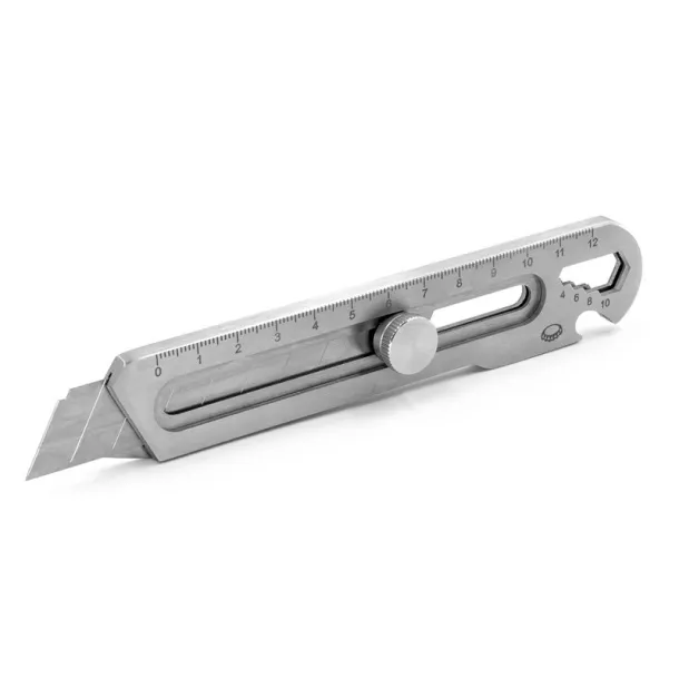 Muireann Cutter, ruler, bottle opener, spanner for screws silver