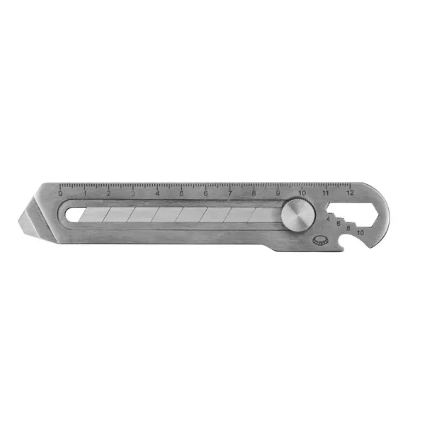 Muireann Cutter, ruler, bottle opener, spanner for screws silver