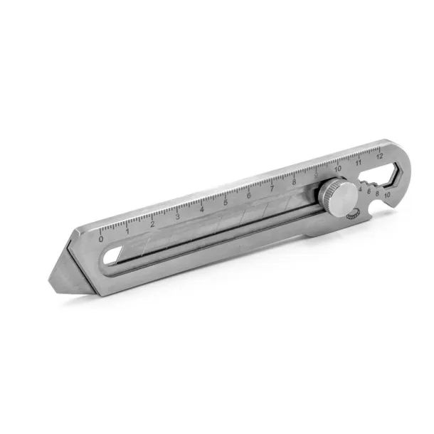 Muireann Cutter, ruler, bottle opener, spanner for screws silver