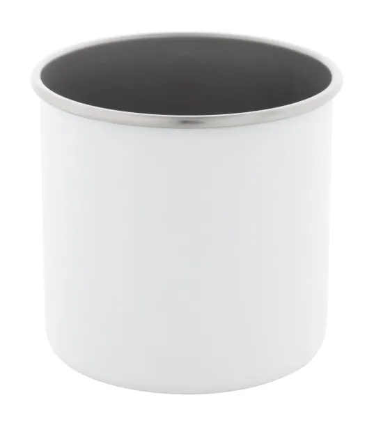 Hossa recycled stainless steel mug White