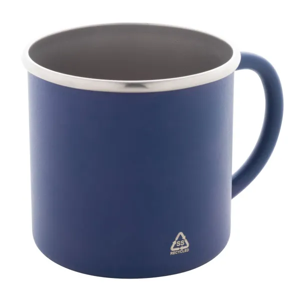 Hossa recycled stainless steel mug Blue