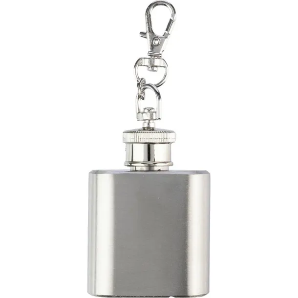  Hip flask 30 ml, key ring Srebrna