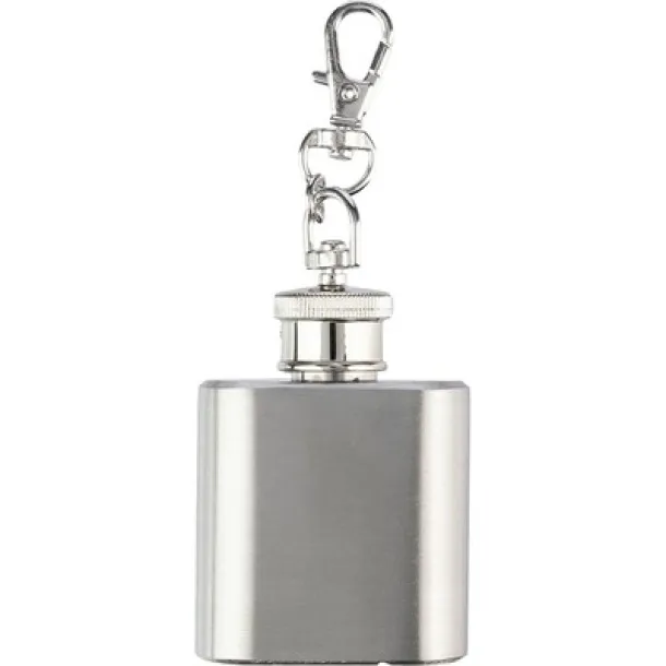  Hip flask 30 ml, key ring silver