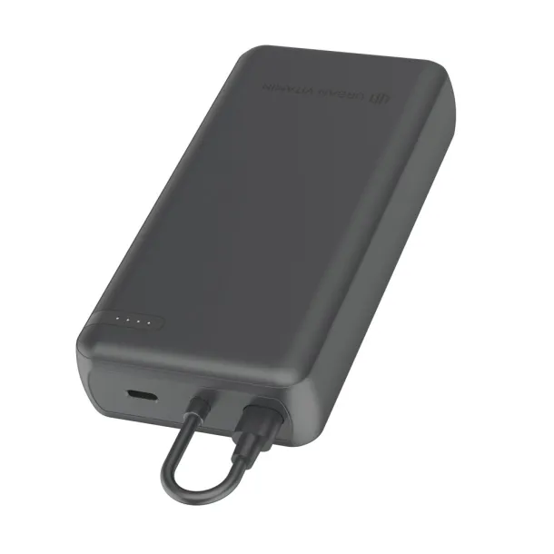 Urban Vitamin Menlo Park prijenosna baterija od RCS rplastike - PD, 20 000 mAh - Urban Vitamin Crna