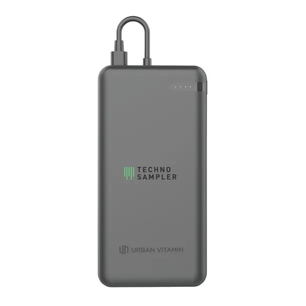 Urban Vitamin Menlo Park prijenosna baterija od RCS rplastike - PD, 20 000 mAh - Urban Vitamin Crna