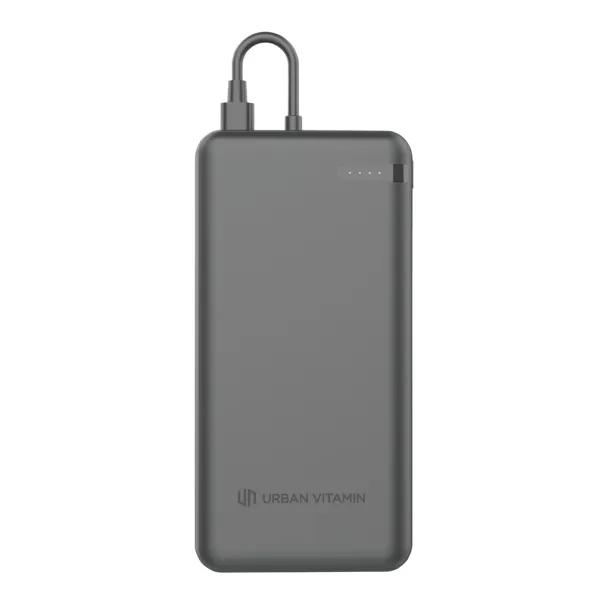 Urban Vitamin Menlo Park prijenosna baterija od RCS rplastike - PD, 20 000 mAh - Urban Vitamin Crna