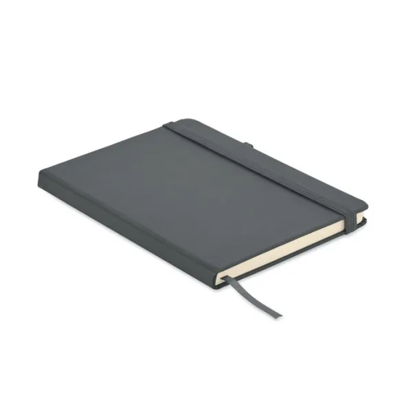 ARPU Recycled PU A5 lined notebook stone grey