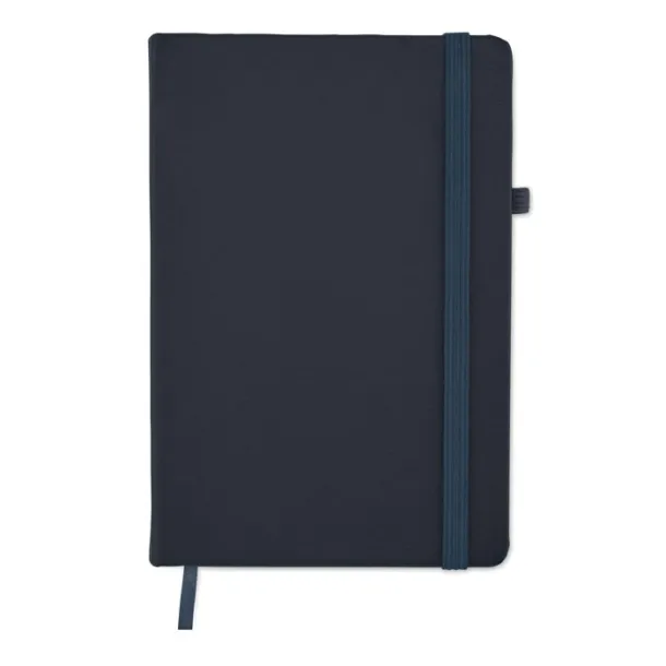 ARPU Recycled PU A5 lined notebook French Navy