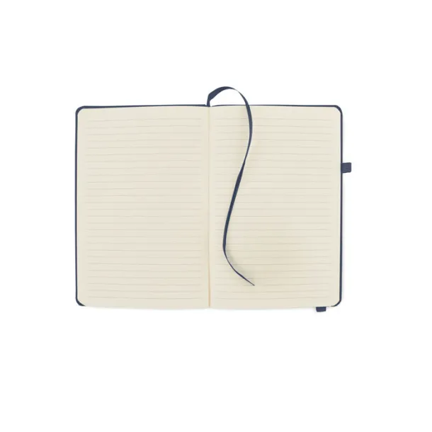 ARPU Recycled PU A5 lined notebook French Navy