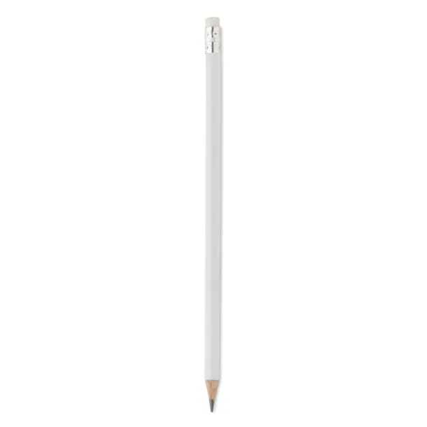 STOMP SHARP Natural pencil with eraser White