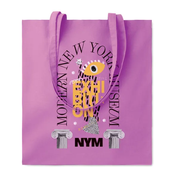 COTTONEL COLOUR + Cotton shopping bag 140gsm Violet