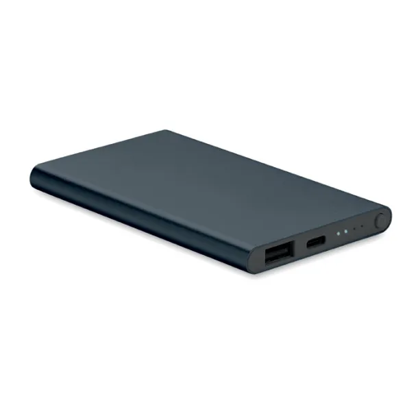 POWERFLAT C 4000 mAh Power Bank Type C French Navy