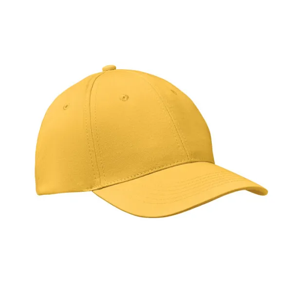 BASIE 6 panels baseball cap Yellow