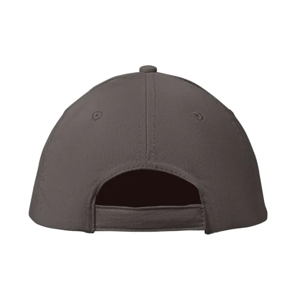 BASIE 6 panels baseball cap stone grey