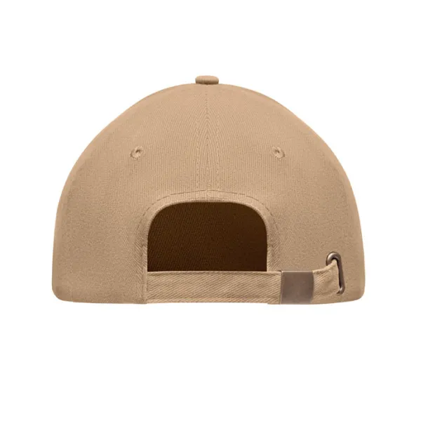 TEKAPO Brushed heavy cotton 6 panel Ba Beige