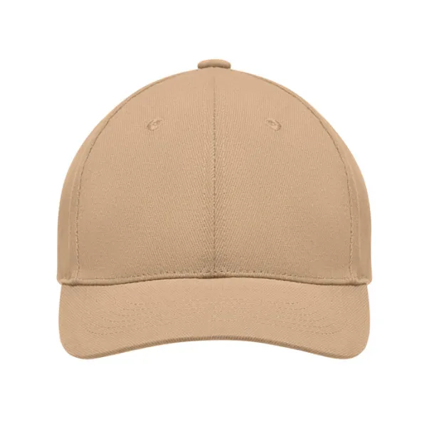 TEKAPO Brushed heavy cotton 6 panel Ba Beige