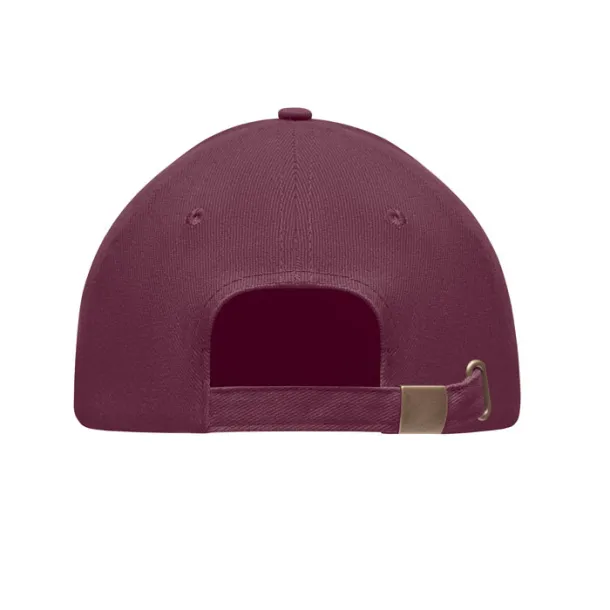 TEKAPO Brushed heavy cotton 6 panel Ba Burgundy