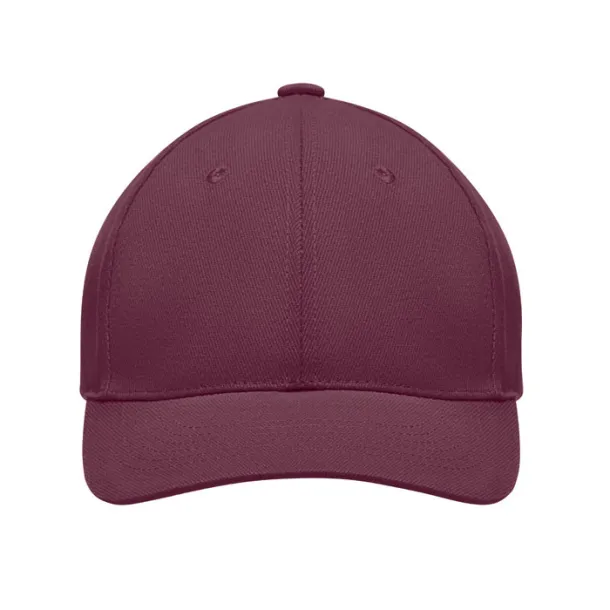 TEKAPO Brushed heavy cotton 6 panel Ba Burgundy