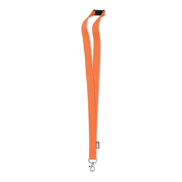 LANY RPET Lanyard in RPET 20 mm Orange