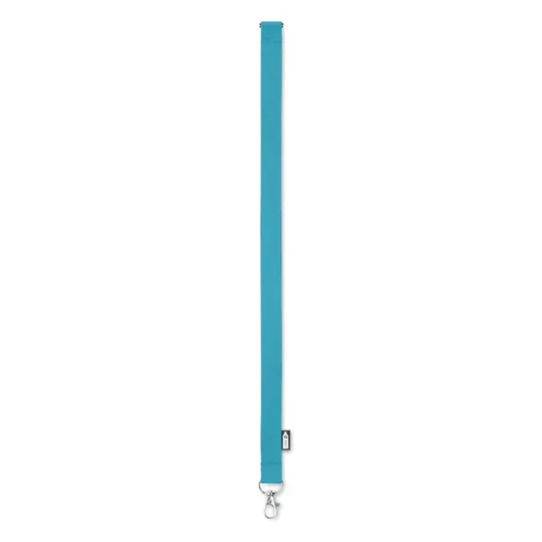 LANY RPET Lanyard in RPET 20 mm Turquoise