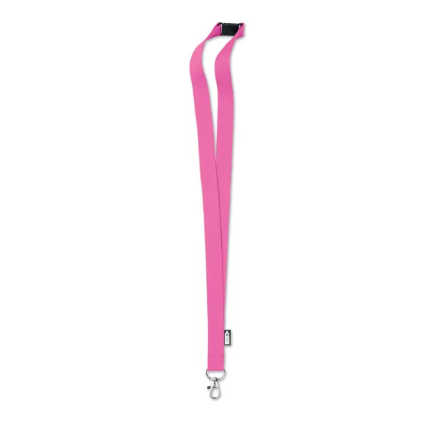 LANY RPET Lanyard in RPET 20 mm Fuchsia