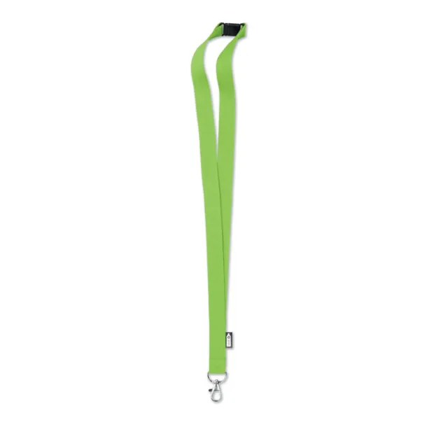 LANY RPET Lanyard in RPET 20 mm Lime