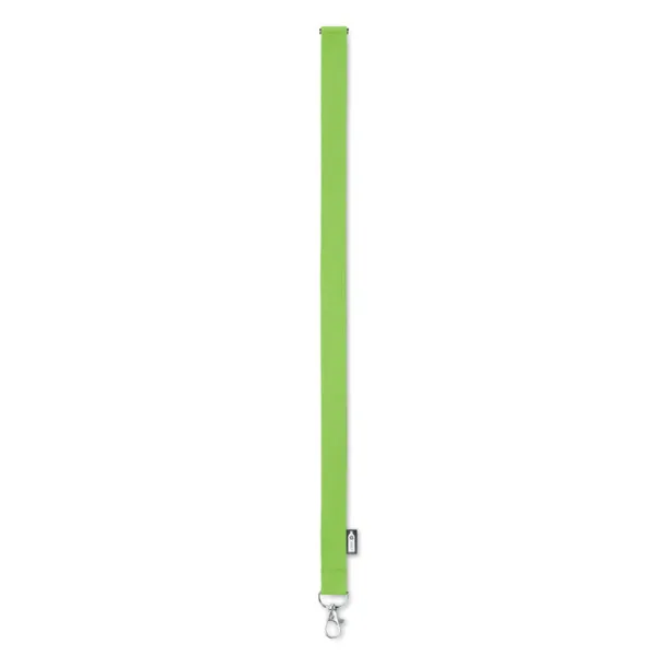 LANY RPET Lanyard in RPET 20 mm Lime