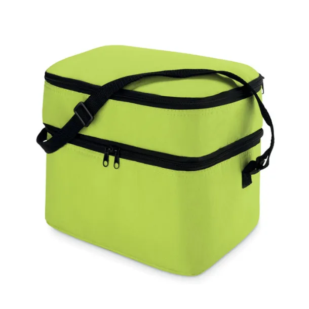 CASEY Cooler bag with 2 compartments Lime