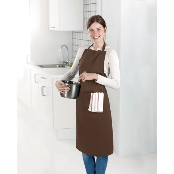 FITTED KITAB Adjustable apron Chocolate