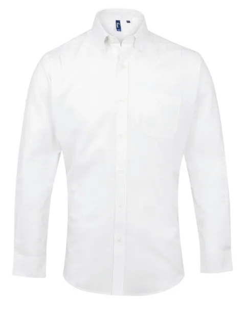  MEN’S LONG SLEEVE SIGNATURE OXFORD SHIRT - Premier White