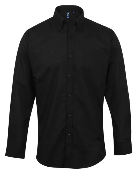  MEN’S LONG SLEEVE SIGNATURE OXFORD SHIRT - Premier Black