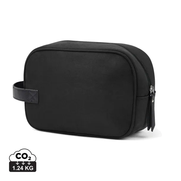  VINGA Marlow RCS recycled polyester toiletry bag - Vinga Black 