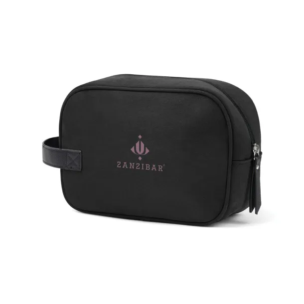  VINGA Marlow RCS recycled polyester toiletry bag - Vinga Black 