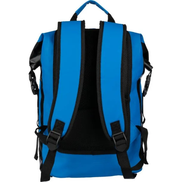  Rolltop backpack, waterproof light blue