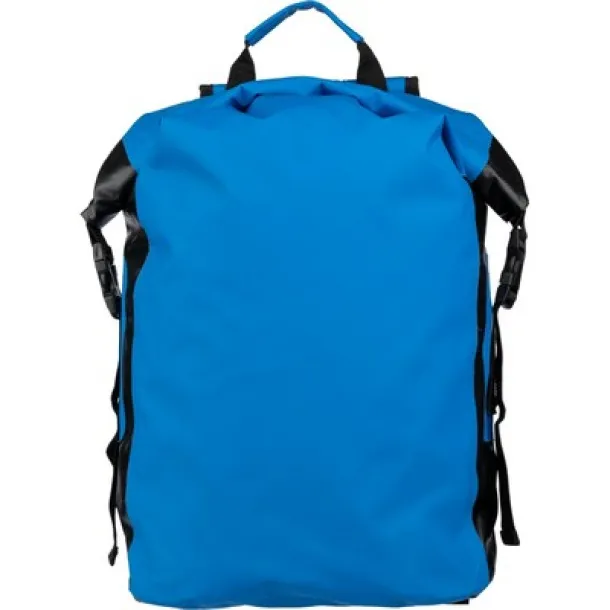  Rolltop backpack, waterproof light blue