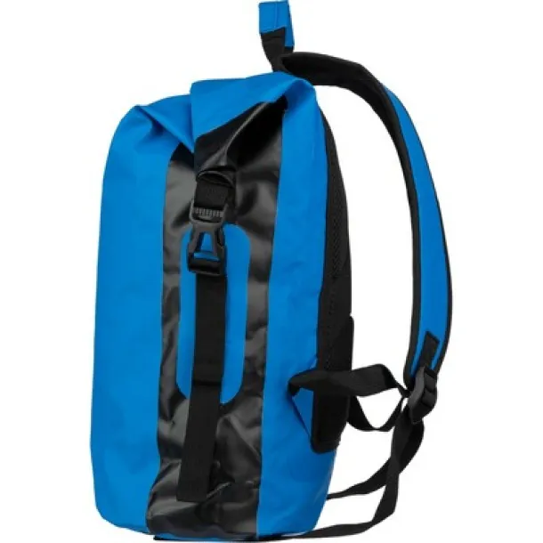  Rolltop backpack, waterproof light blue