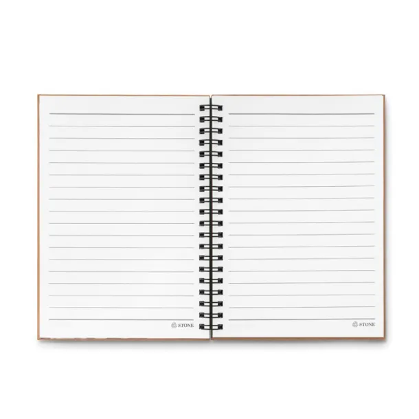 PIEDRA 70 lined sheet ring notebook Green