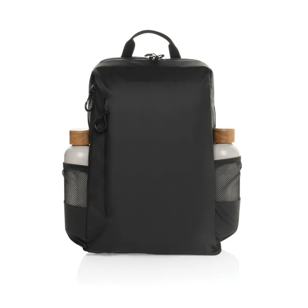 Lima Aware™ RPET water resistant 15.6 laptop backpack - XD Xclusive Black 