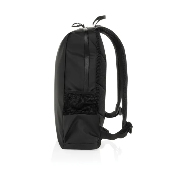 Lima Aware™ RPET water resistant 15.6 laptop backpack - XD Xclusive Black 