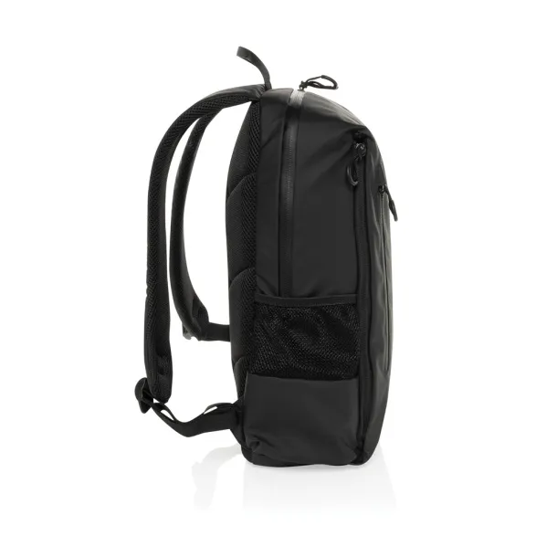 Lima Aware™ RPET water resistant 15.6 laptop backpack - XD Xclusive Black 